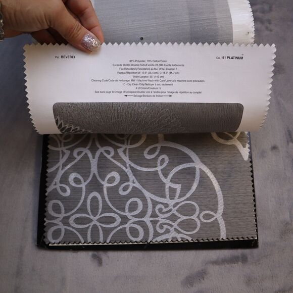 J. Ennis Glamor Collection Everyday Multipurpose Color Fabric Sample Craft Craft - Picture 9 of 11